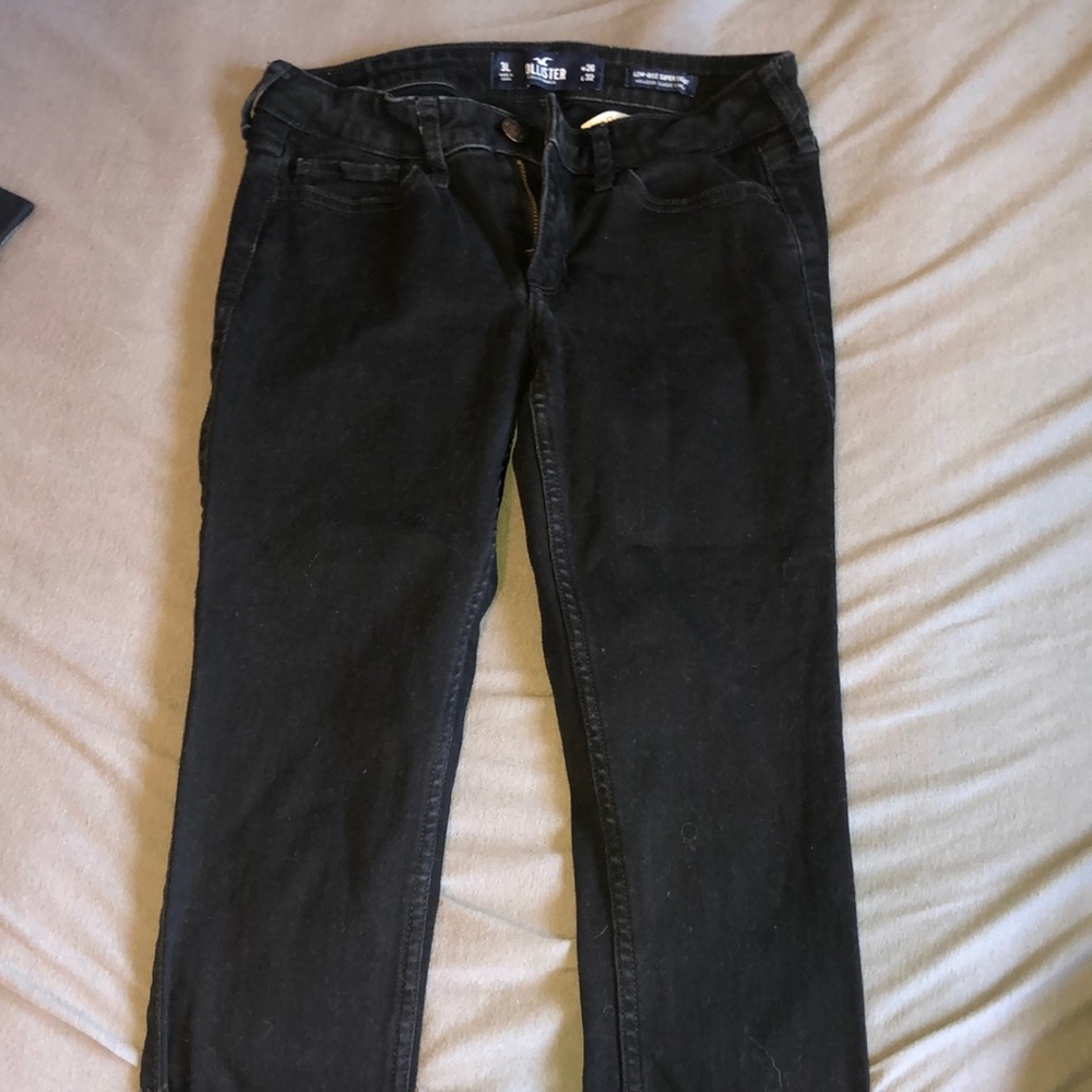 Black Hollister Skinny Jeans